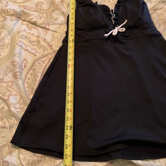 Calypso Cove Swim Dress with attached bottom size 12 Black - Picture 5 of 7